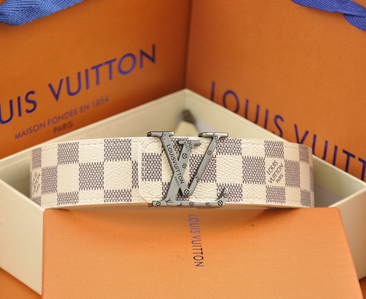 5 Colors luxury four-leaf clover pattern printed belt