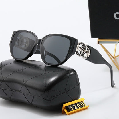 5-color fashion CC letter sunglasses