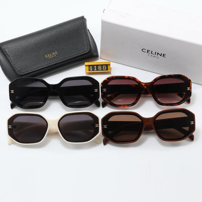 4-color fashion CE letter sunglasses