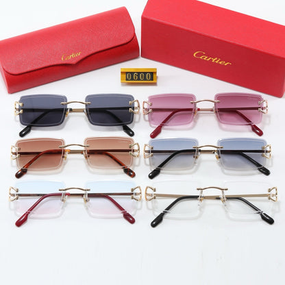 6-color fashion CAR letter sunglasses