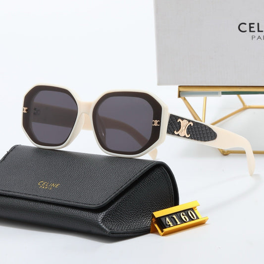 4-color fashion CE letter sunglasses