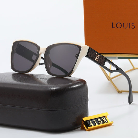 5-color fashion four-leaf clover letter sunglasses