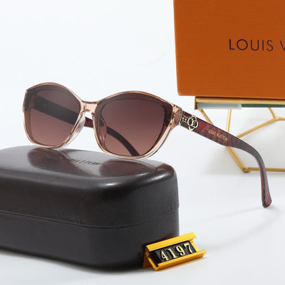 4-color fashionable four-leaf clover letter sunglasses