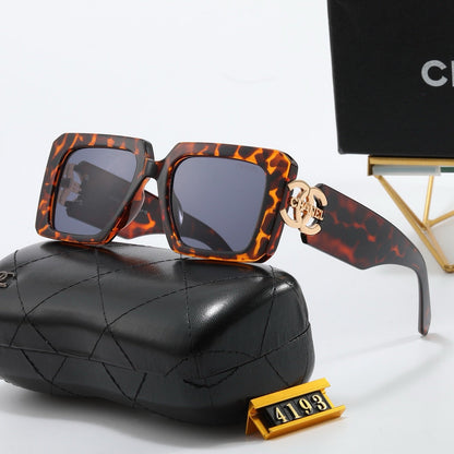 5-color fashion CC letter sunglasses