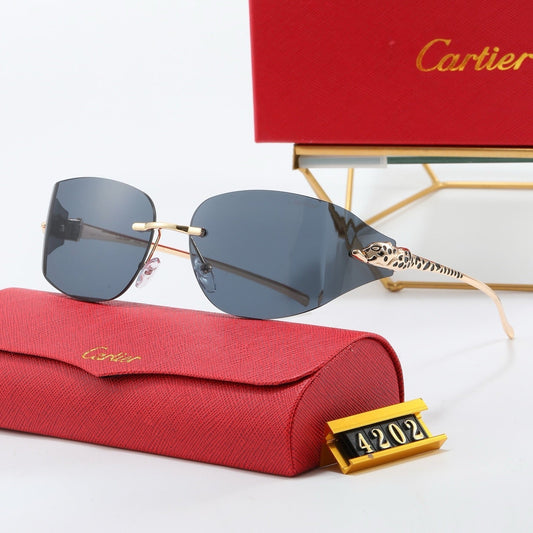 4-color fashion CAR letter sunglasses