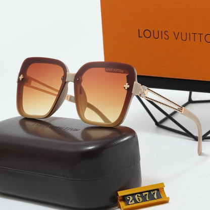 4-color fashionable four-leaf clover letter sunglasses