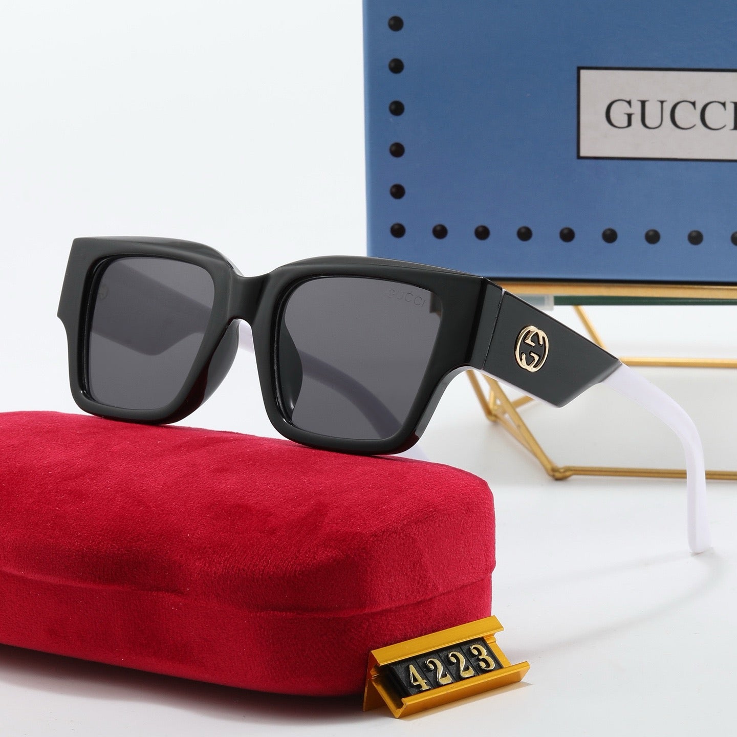 6-color fashionable GG letter sunglasses