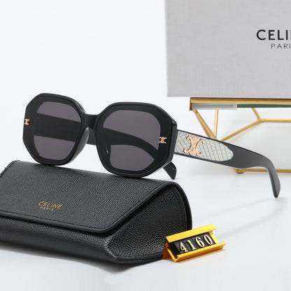 4-color fashion CE letter sunglasses