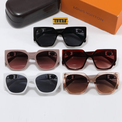 5-color fashionable four-leaf clover letter sunglasses