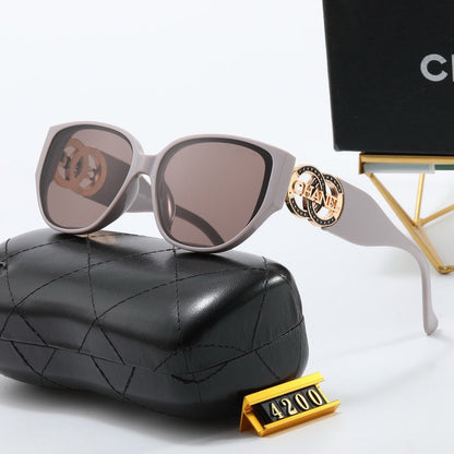 5-color fashion CC letter sunglasses