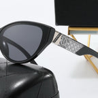 4-color fashion double C letter sunglasses