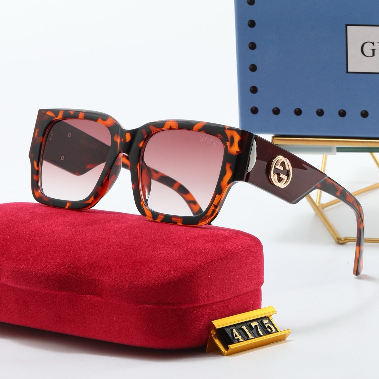 4-color fashionable GG letter sunglasses