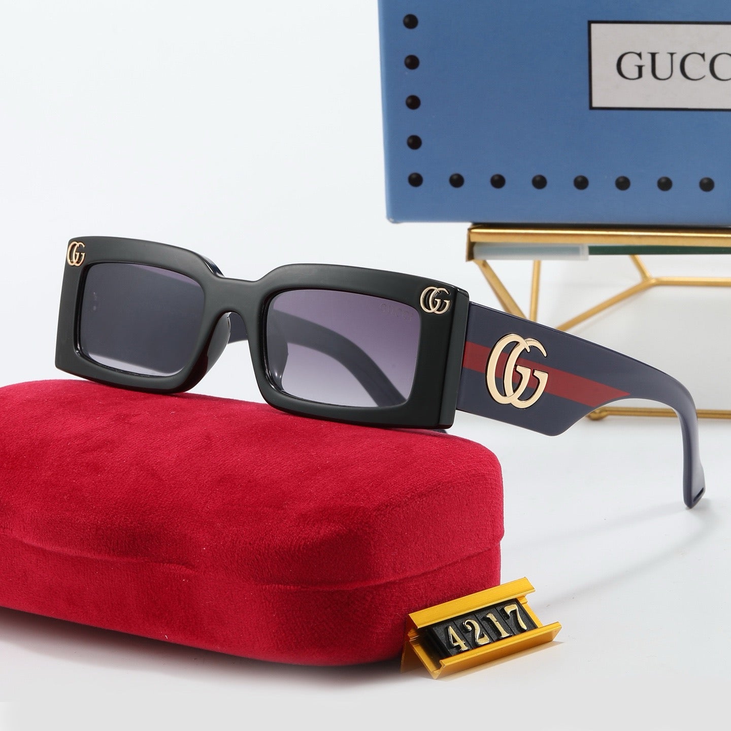 4-color fashionable GG letter sunglasses