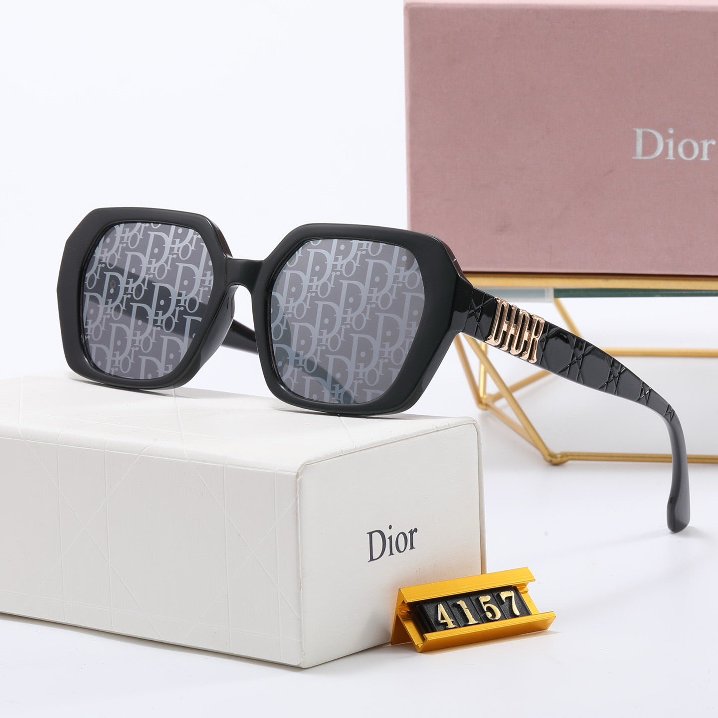 4-color fashionable GD letter sunglasses