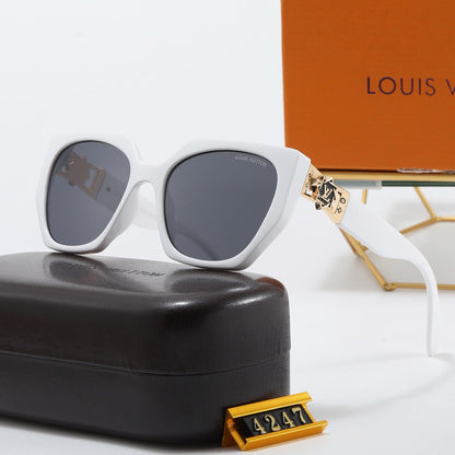 5-color fashionable four-leaf clover letter sunglasses