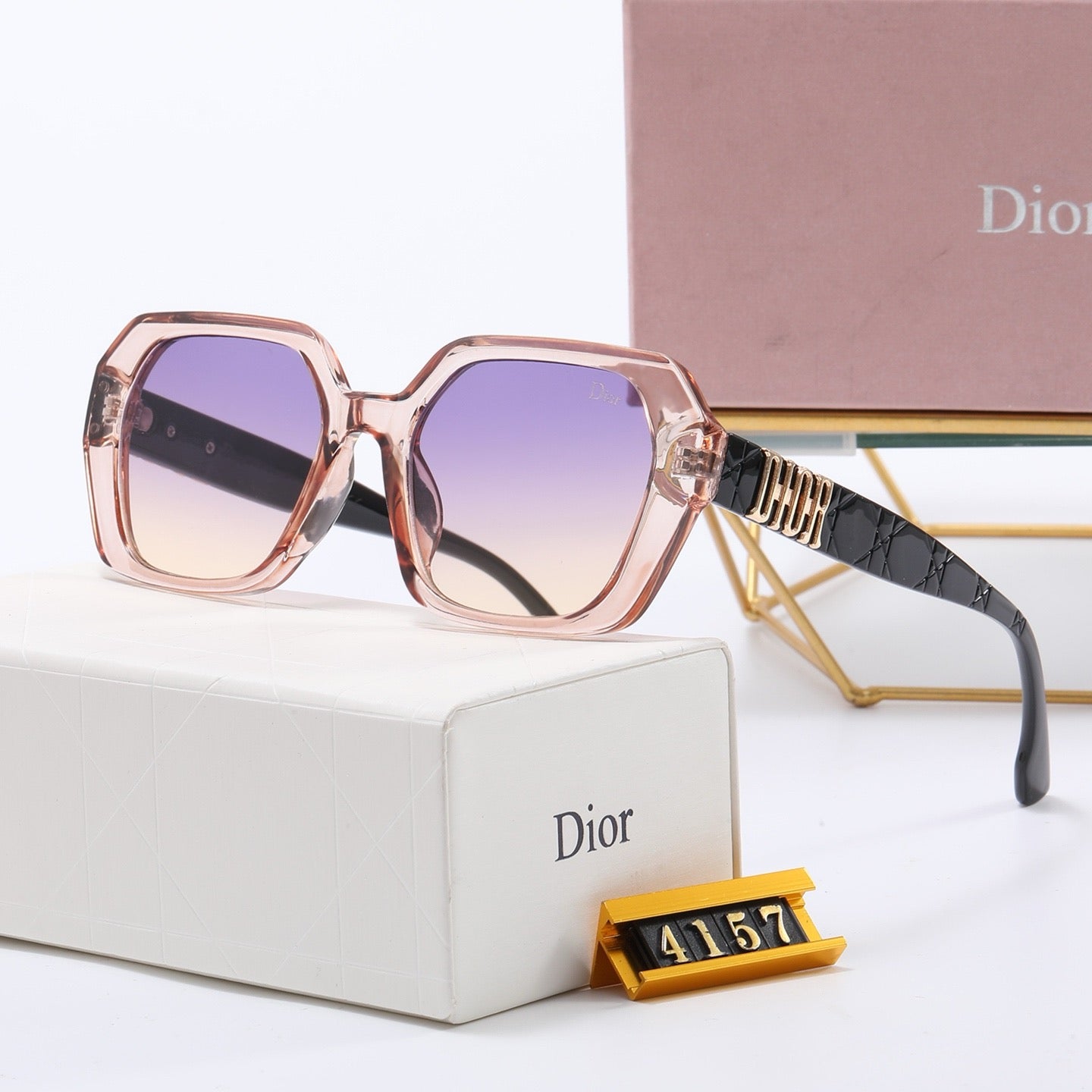 4-color fashionable GD letter sunglasses