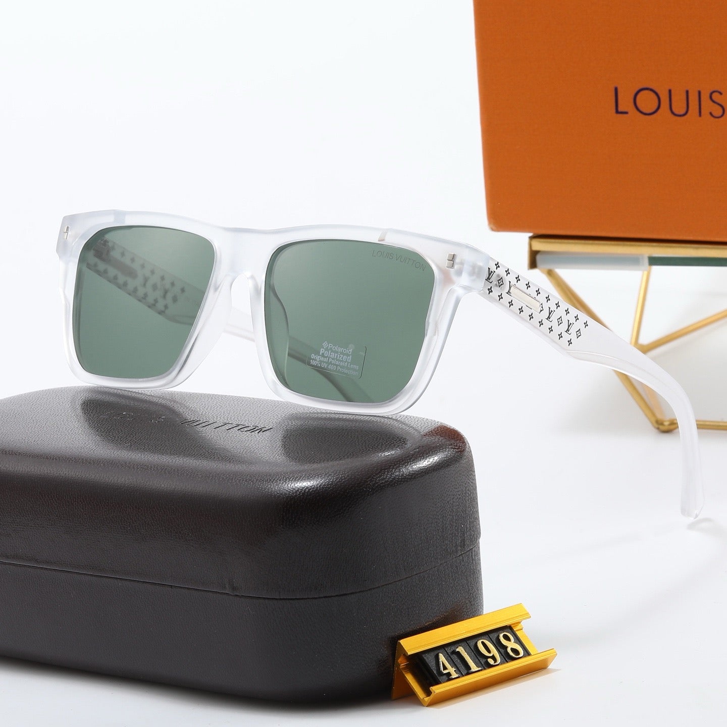 5-color fashionable four-leaf clover letter sunglasses