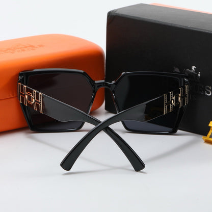 4-color fashion H letter sunglasses