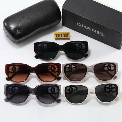 5-color fashion CC letter sunglasses