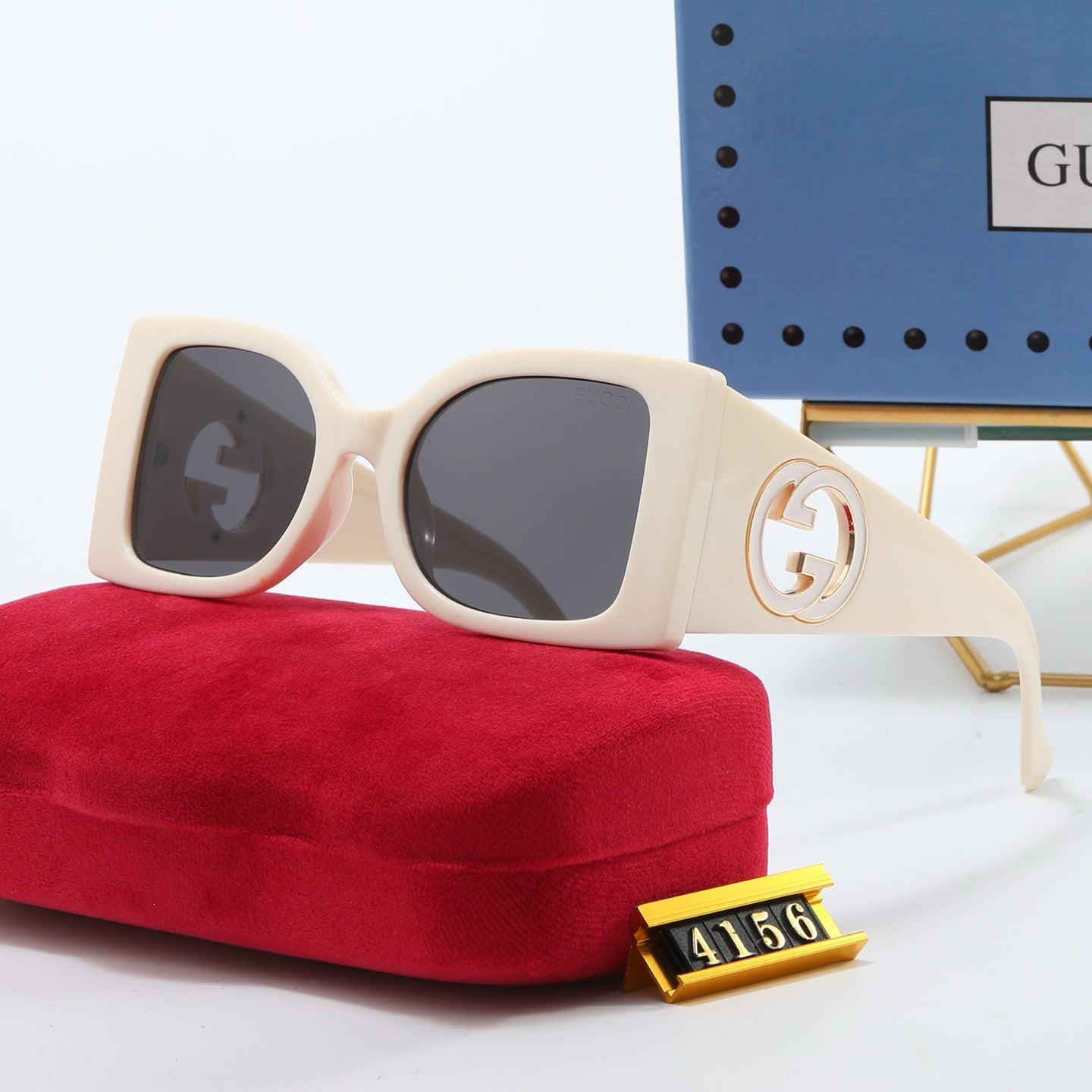 4-color fashionable GG letter sunglasses