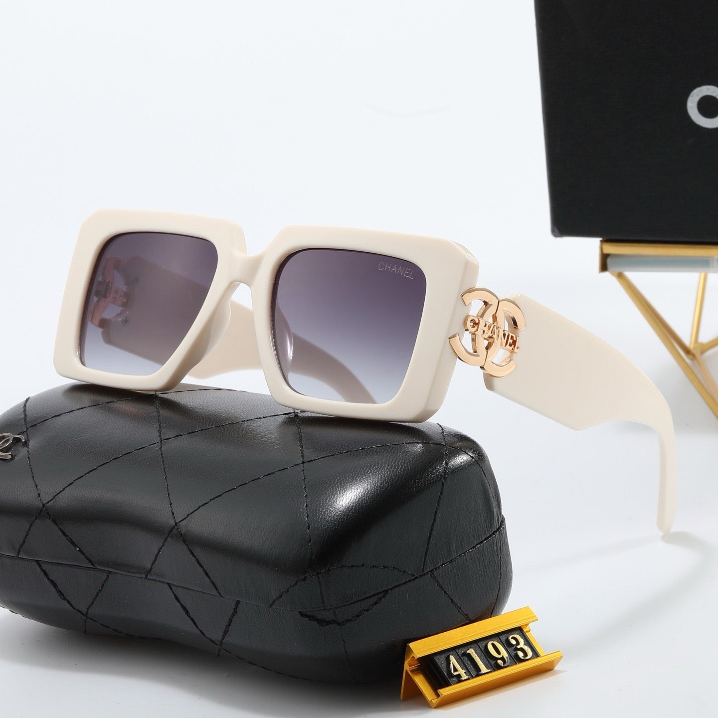 5-color fashion CC letter sunglasses