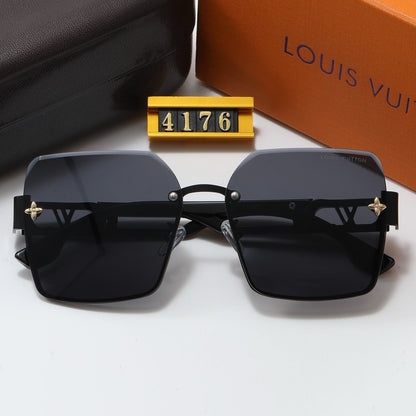 5-color fashion four-leaf clover letter sunglasses