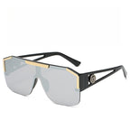 6-color fashion new one-piece lens Lion King one-piece hollowed-out sunglasses
