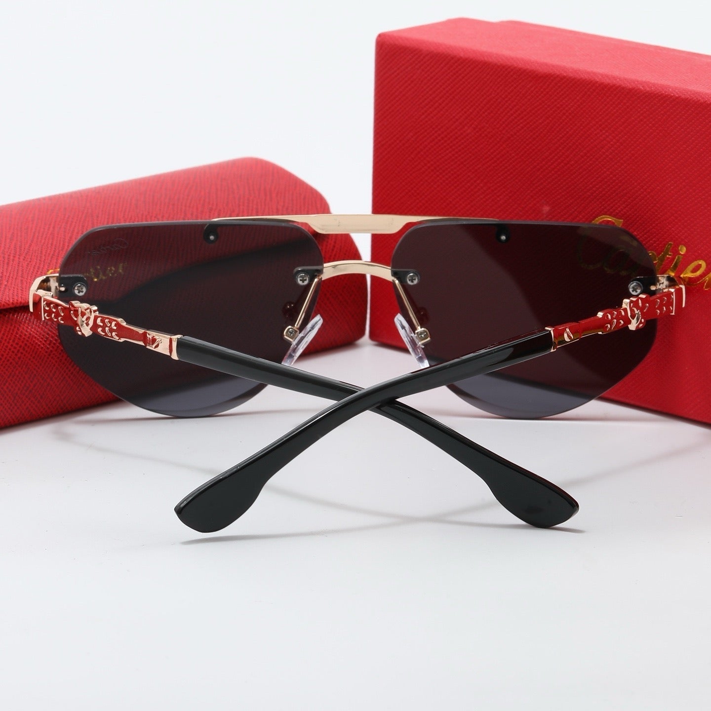 5-color fashion Car letter sunglasses