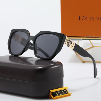 5-color fashionable four-leaf clover letter sunglasses