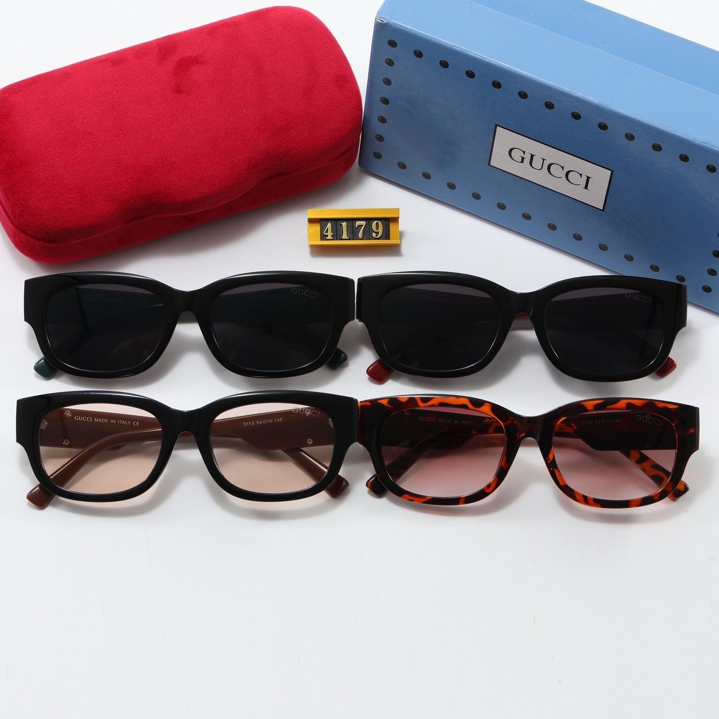 4-color fashionable GG letter sunglasses