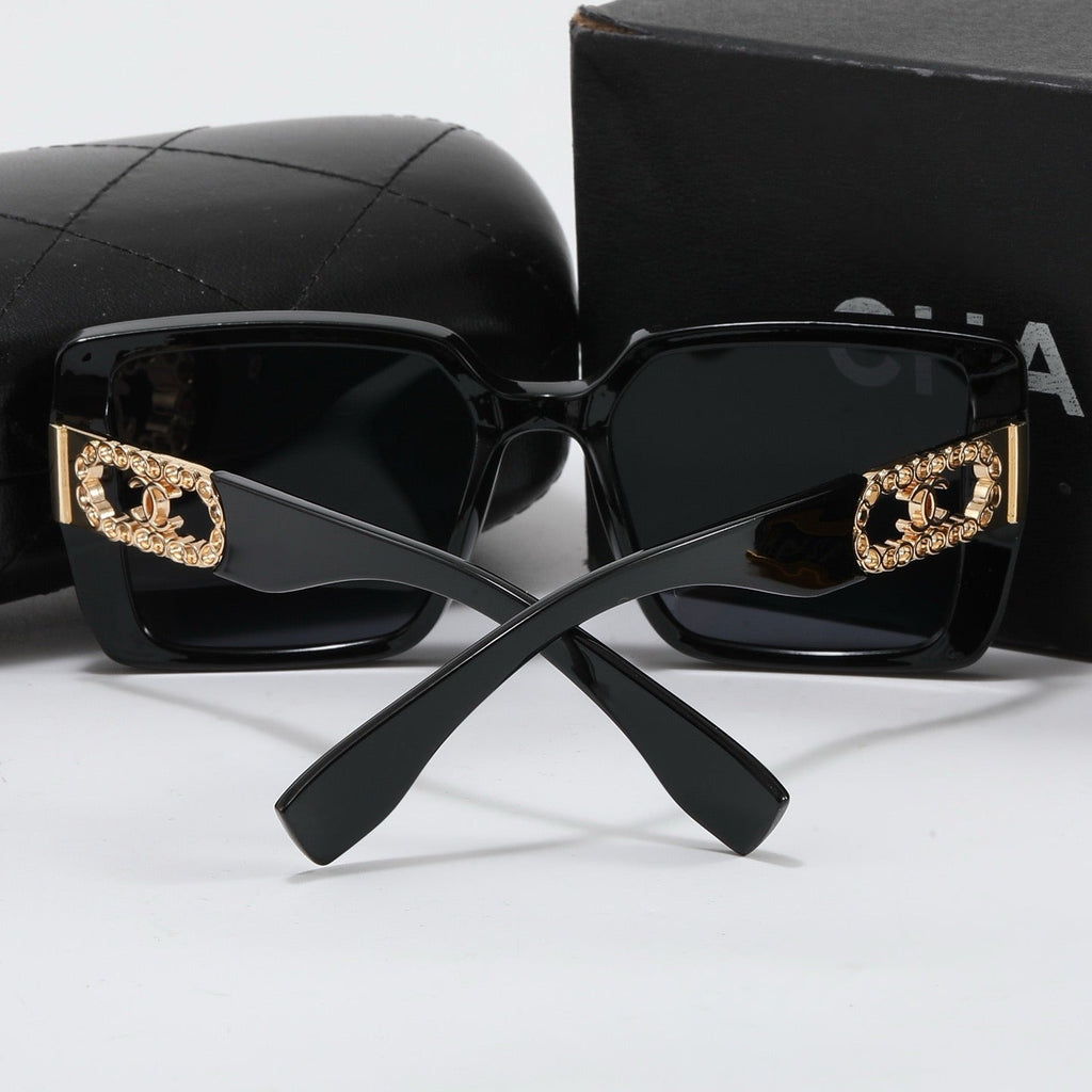 5-color fashion CC letter sunglasses
