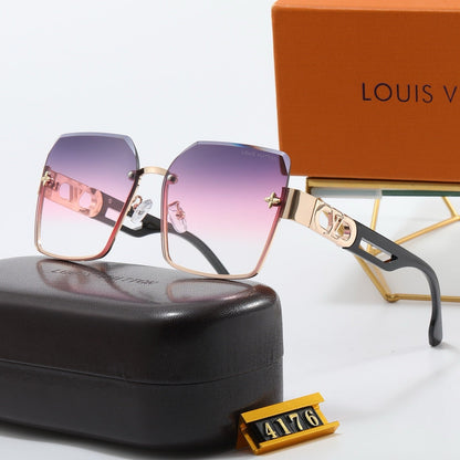 5-color fashion four-leaf clover letter sunglasses