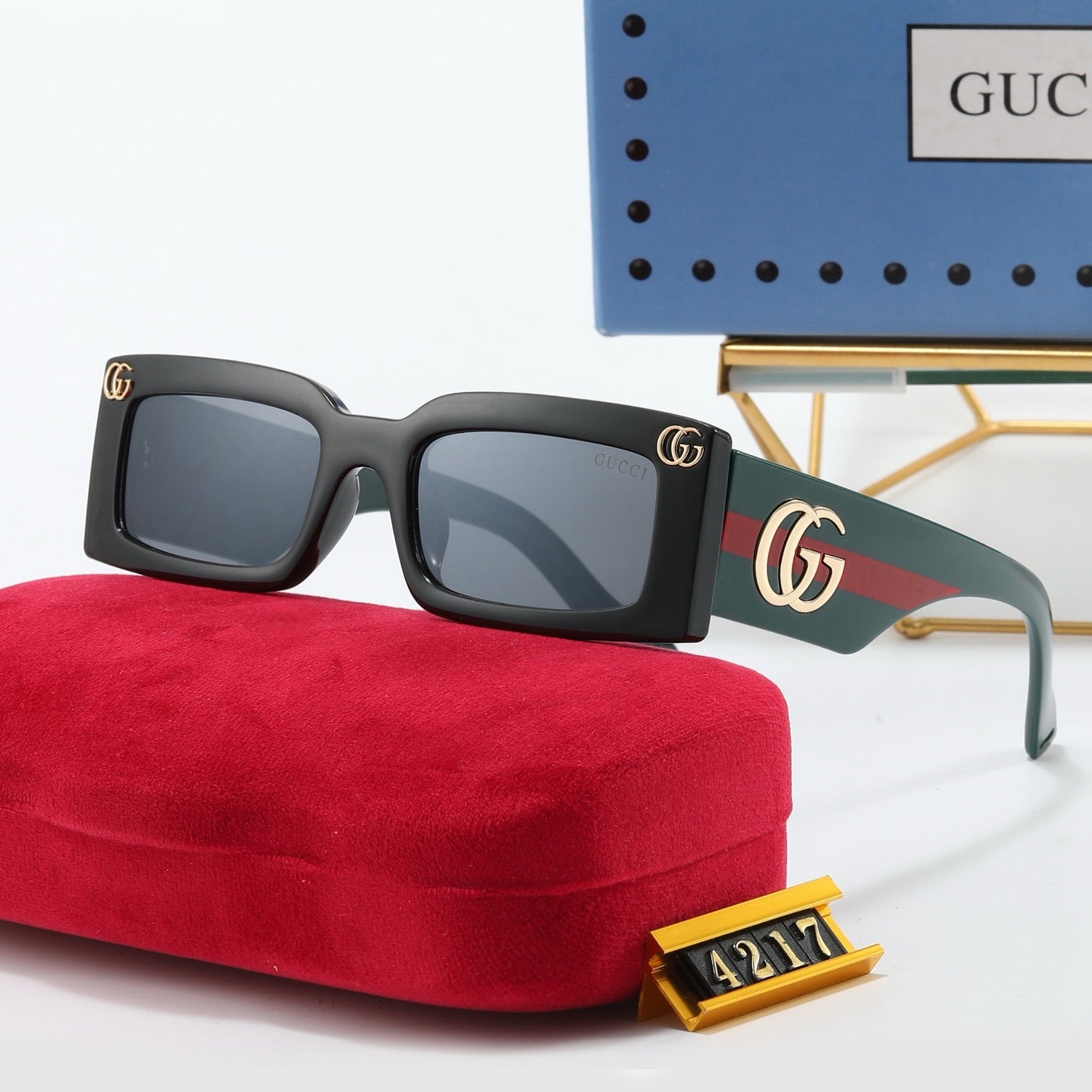 4-color fashionable GG letter sunglasses