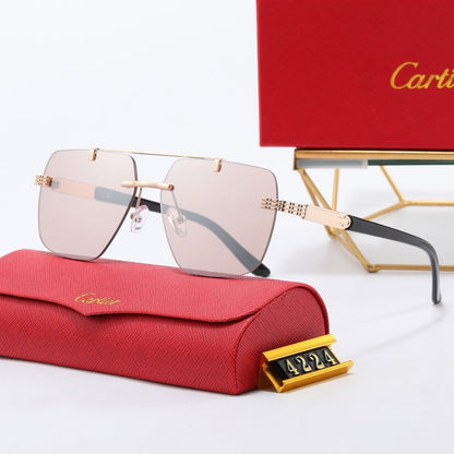 5-color fashion CAR letter sunglasses