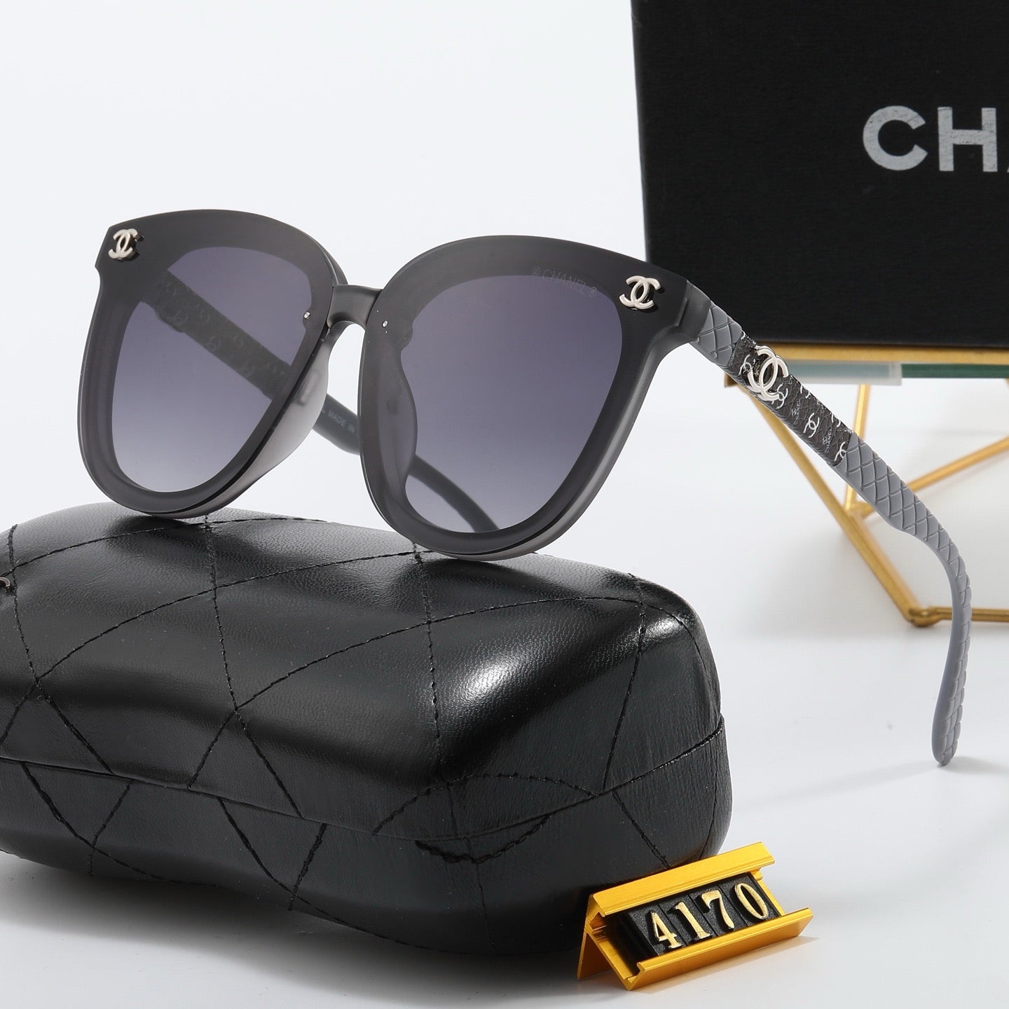 5-color fashion CC letter sunglasses