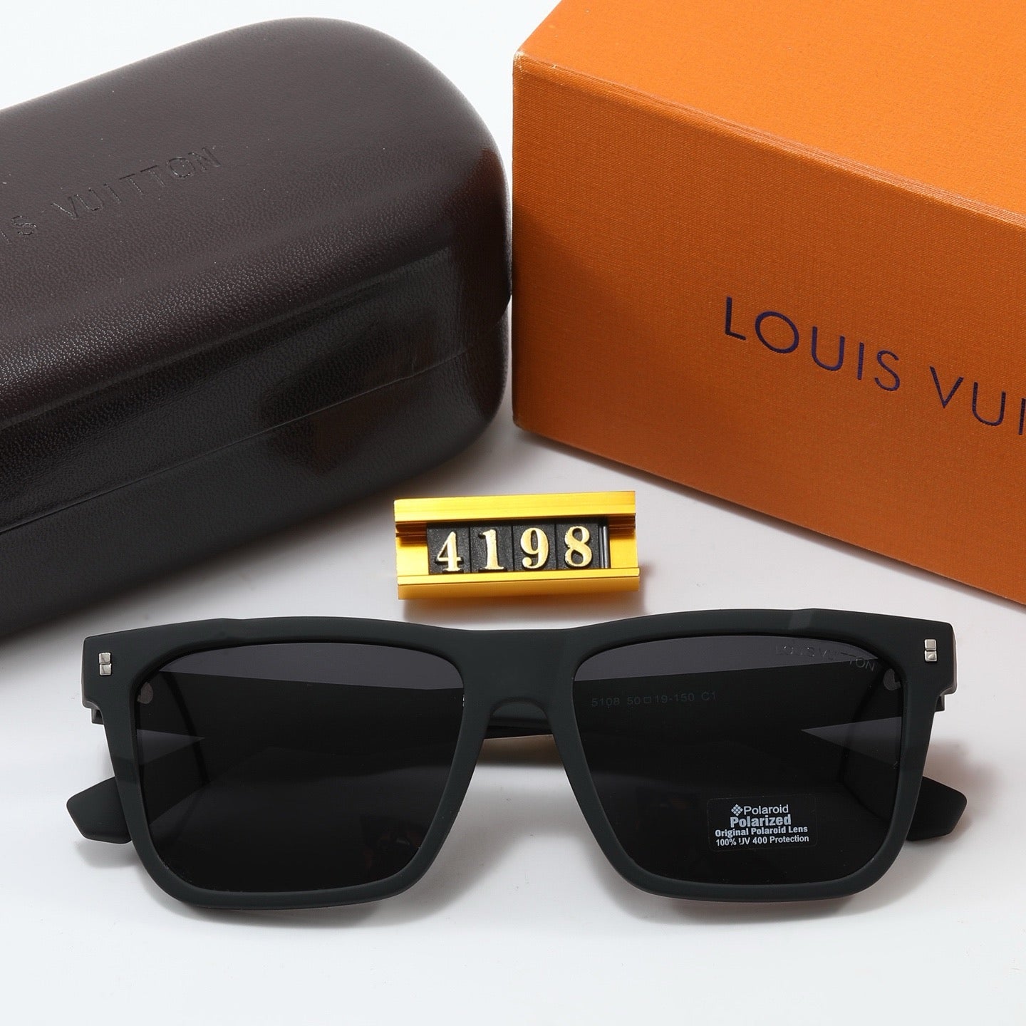 5-color fashionable four-leaf clover letter sunglasses