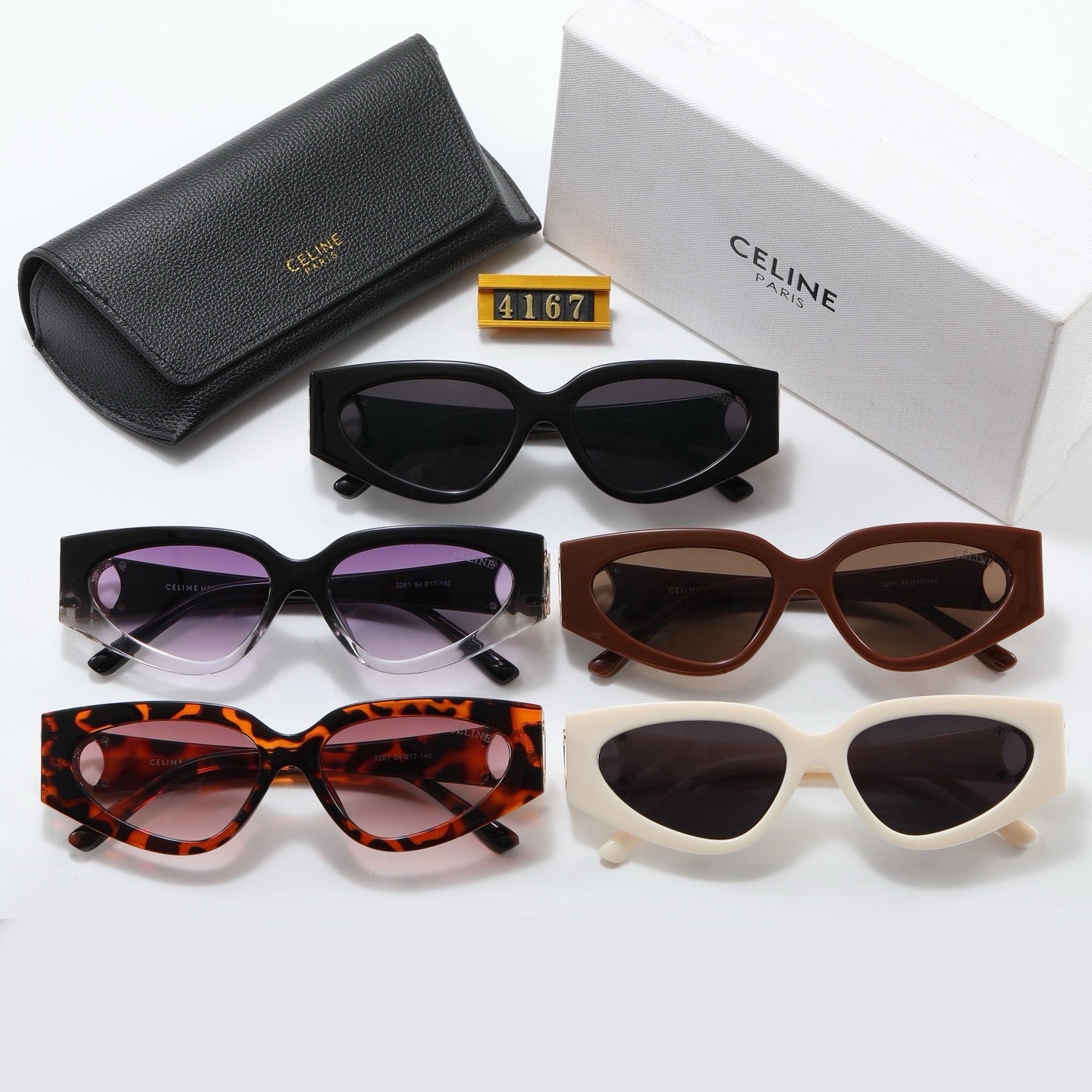 5-color fashion CE letter sunglasses