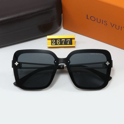 4-color fashionable four-leaf clover letter sunglasses