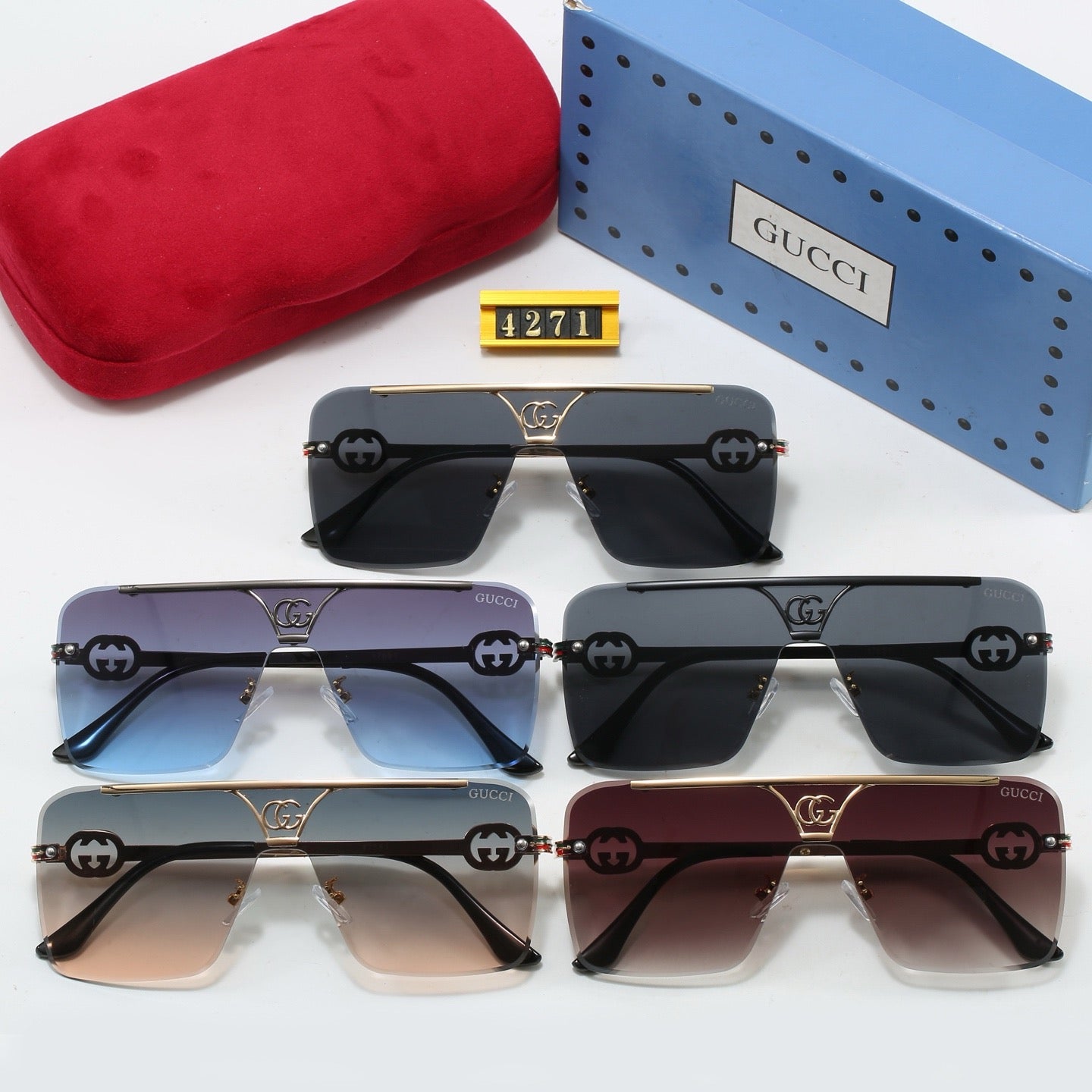 5-color fashionable GG sunglasses