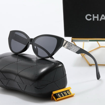 4-color fashion double C letter sunglasses