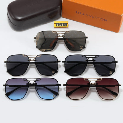 5-color fashionable four-leaf clover letter sunglasses
