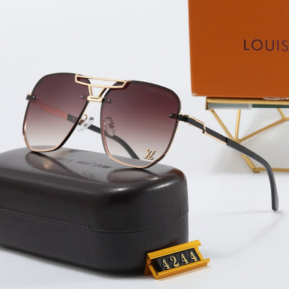 5-color fashionable four-leaf clover letter sunglasses