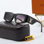 4-color fashion four-leaf clover letter sunglasses