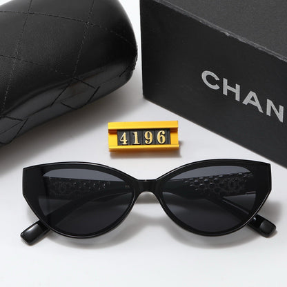 4-color fashion double C letter sunglasses