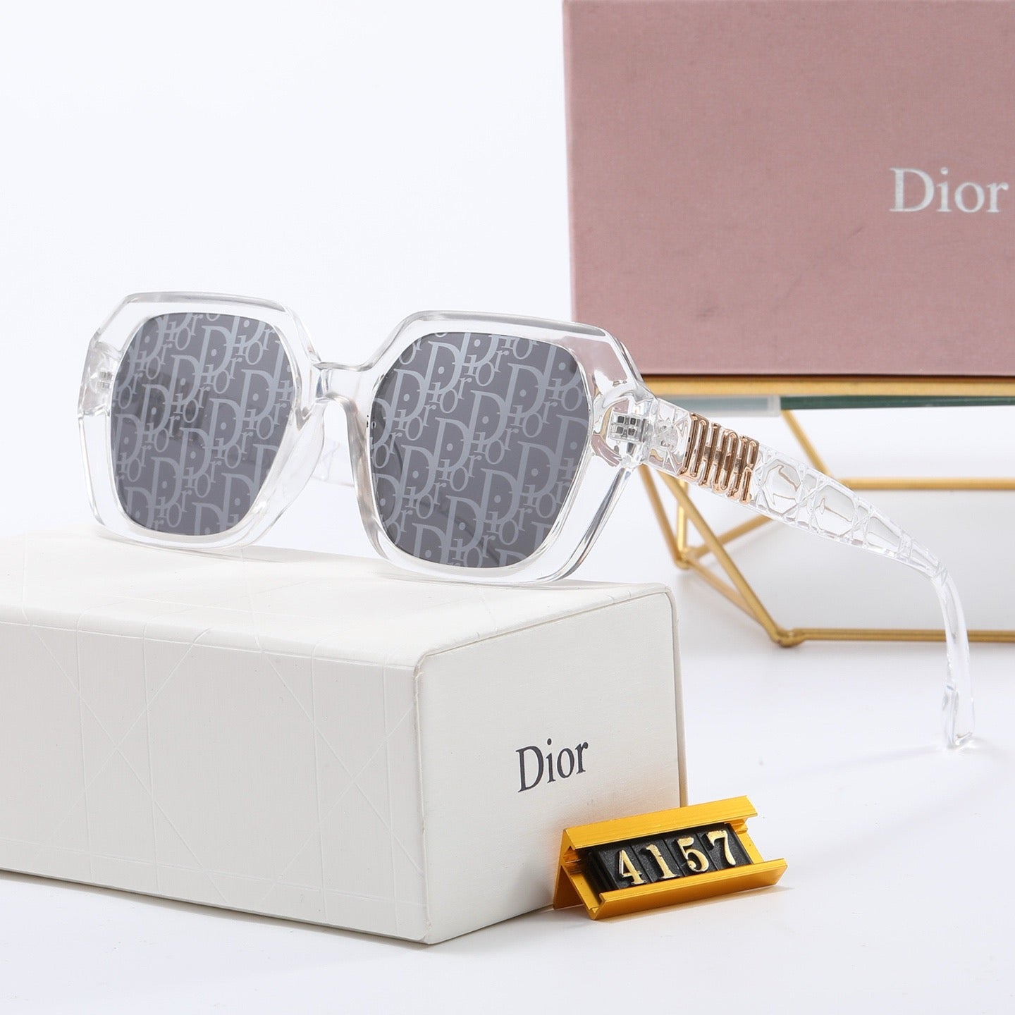 4-color fashionable GD letter sunglasses