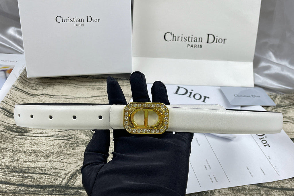 6 Colors luxury CD rhinestone plain belt