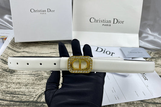 6 Colors luxury CD rhinestone plain belt