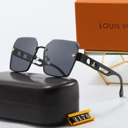 5-color fashion four-leaf clover letter sunglasses