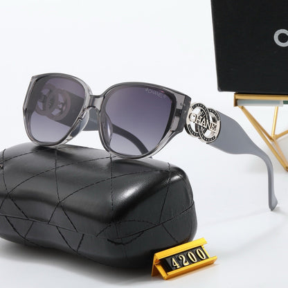 5-color fashion CC letter sunglasses