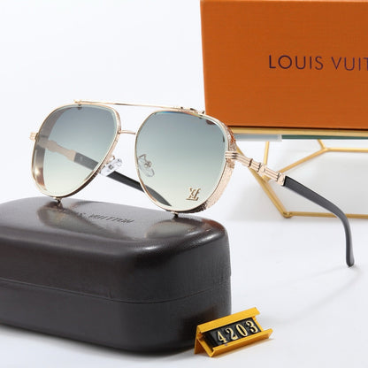 5-color fashionable four-leaf clover letter sunglasses